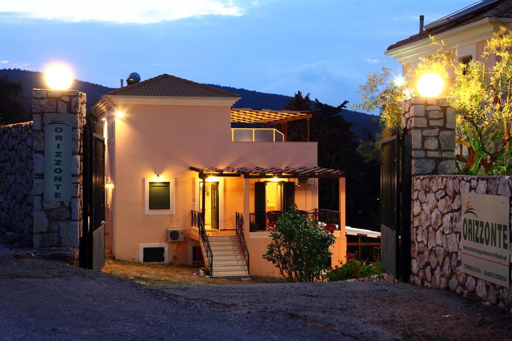 Orizzonte Apartments Lefkada Apolpaina ภายนอก รูปภาพ